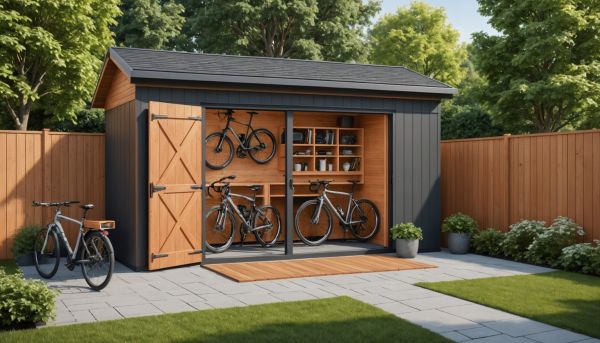 Abri de jardin pour vélos : protection et style garantis