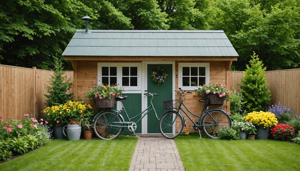 Abri de jardin pour vélos : protection et style garantis